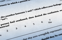 What do you need to include in that supplemental jury questionnaire (SJQ) for a false confessions case?